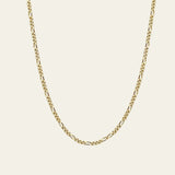 Figaro Halskette aus 14 Karat Gelbgold für Damen