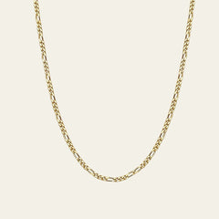 Figaro Halskette aus 14 Karat Gelbgold für Damen
