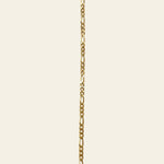Figaro Kette aus 14 Karat Gelbgold