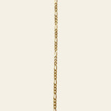 Figaro Kette aus 14 Karat Gelbgold