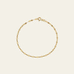 Pailetten Armband aus 14 Karat Gold
