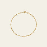 Pailetten Armband aus 14 Karat Gold