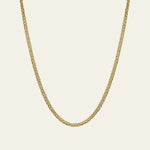 Fuchsschwanz Kette aus 14 Karat Gelbgold