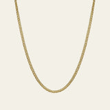 Fuchsschwanz Kette aus 14 Karat Gelbgold