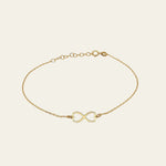 Herzarmband aus 14 Karat Gelbgold