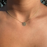 Kette mit Baum Motiv aus 14 Karat Gelbgold