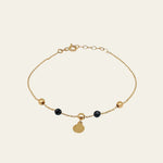 Perlen Armband aus 14 Karat Gelbgold