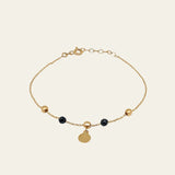 Perlen Armband aus 14 Karat Gelbgold