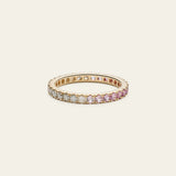 Ombre Diamond & Sapphire Eternity Band