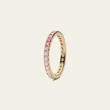 Ombre Diamond & Sapphire Eternity Band