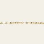 Pailetten Kette aus 14 Karat Gold