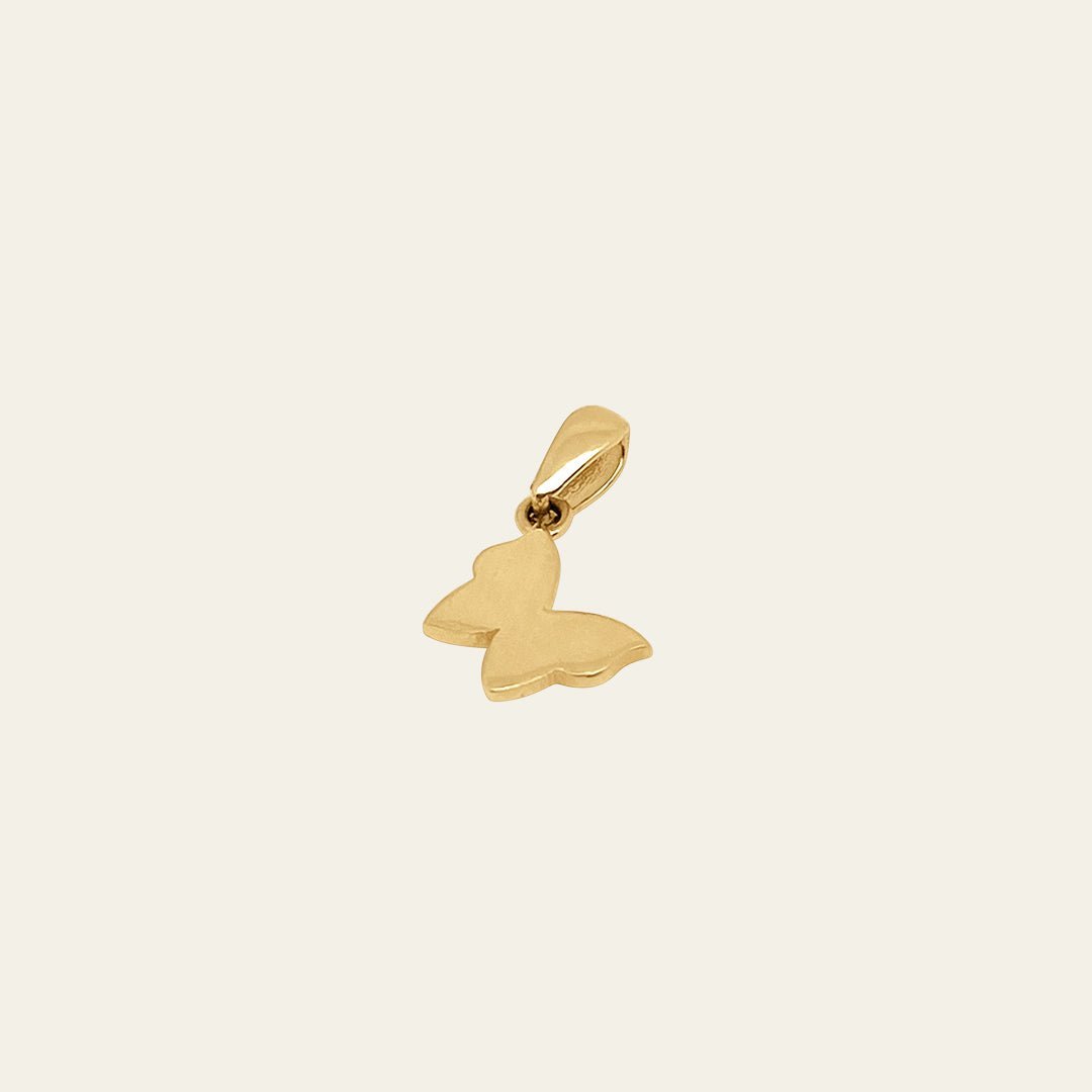Schmetterling Anhänger aus 14 Karat Gelbgold