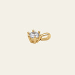 Solitaire Anhänger in 14 Karat Gold