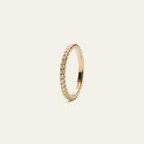 Memoire Ring aus 18 Karat Gelbgold mit gelben und weissen Diamanten