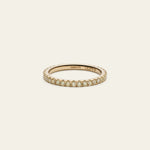 Memoire Ring aus 18 Karat Gelbgold mit gelben und weissen Diamanten