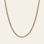 Seil Rope Kordelkette in 14 Karat Gelbgold